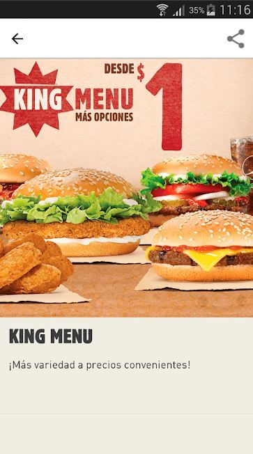 Puerto Rico Burger King App Screen3
