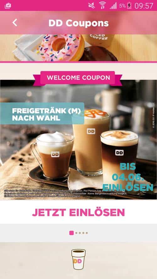 Dunkin Donuts Screen