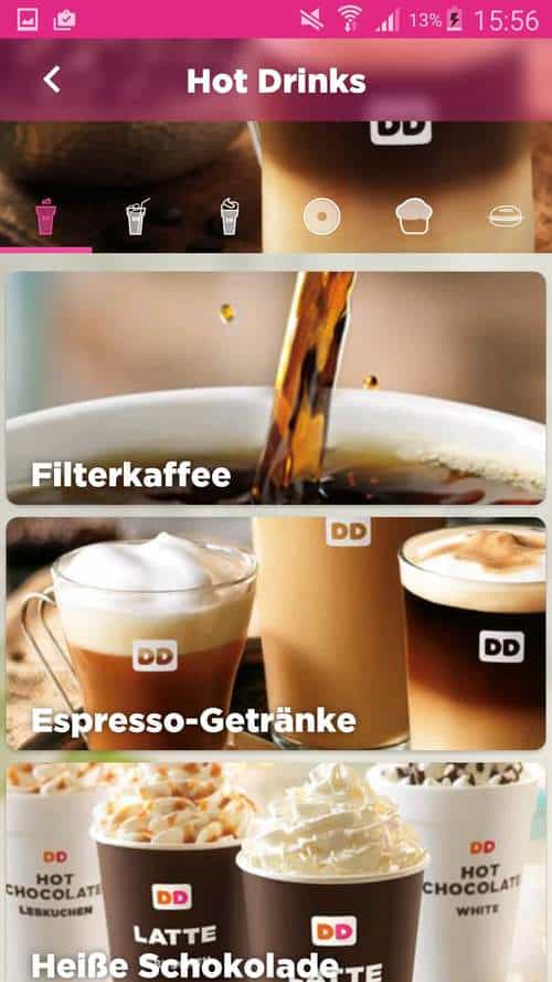 Dunkin Donuts Screen