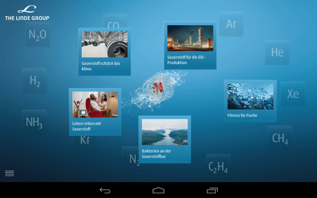 Screen App Linde