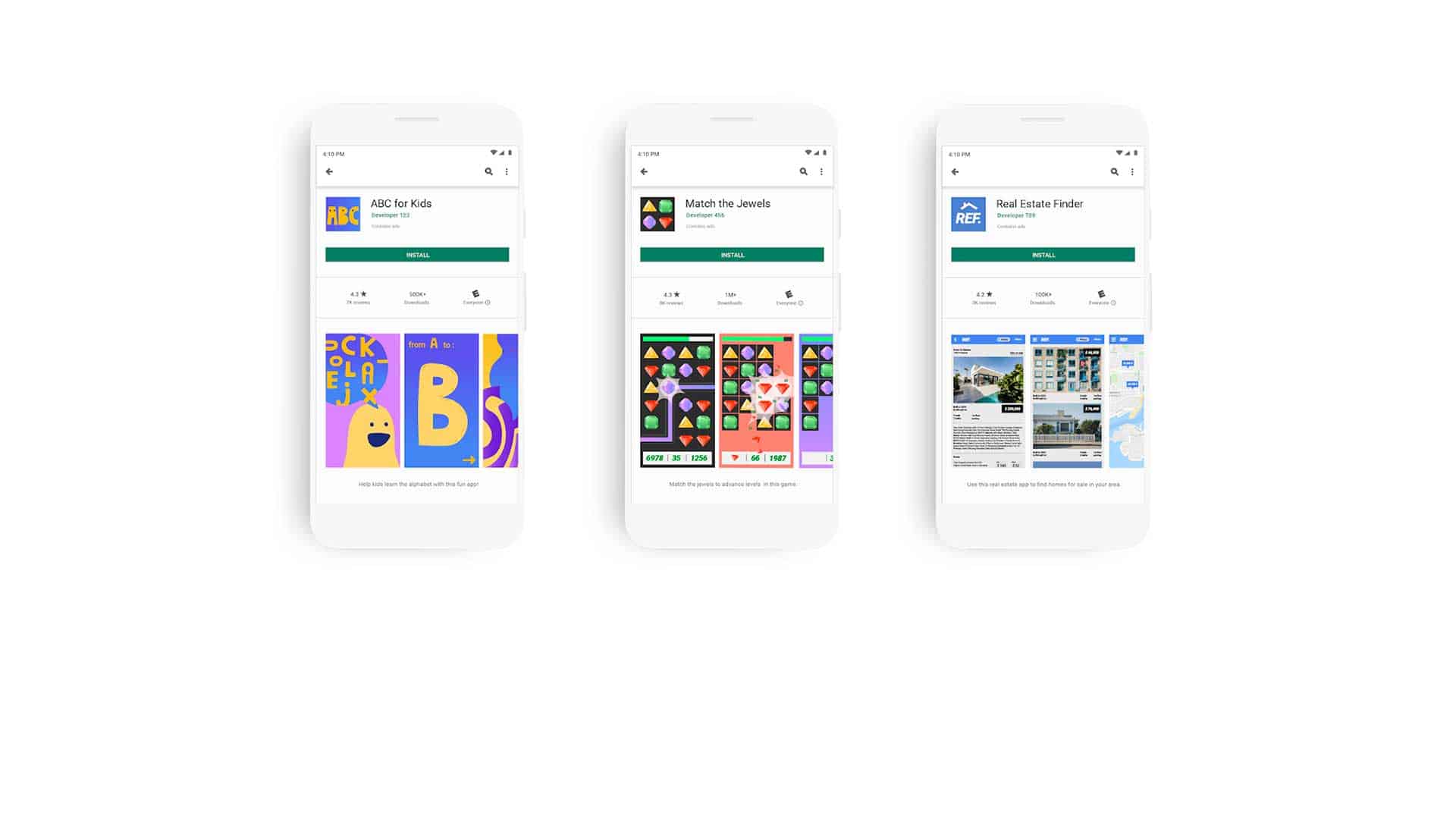 Kategorisierung nach Alterseinstufung Android Apps