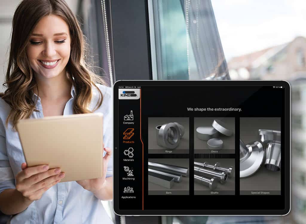 Referenz x-root Rolf Kind GmbH - Detailbild Rolf Kind App Ansicht