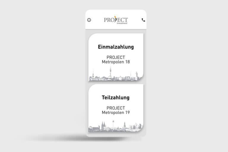Appentwicklung Referenz Project Investment