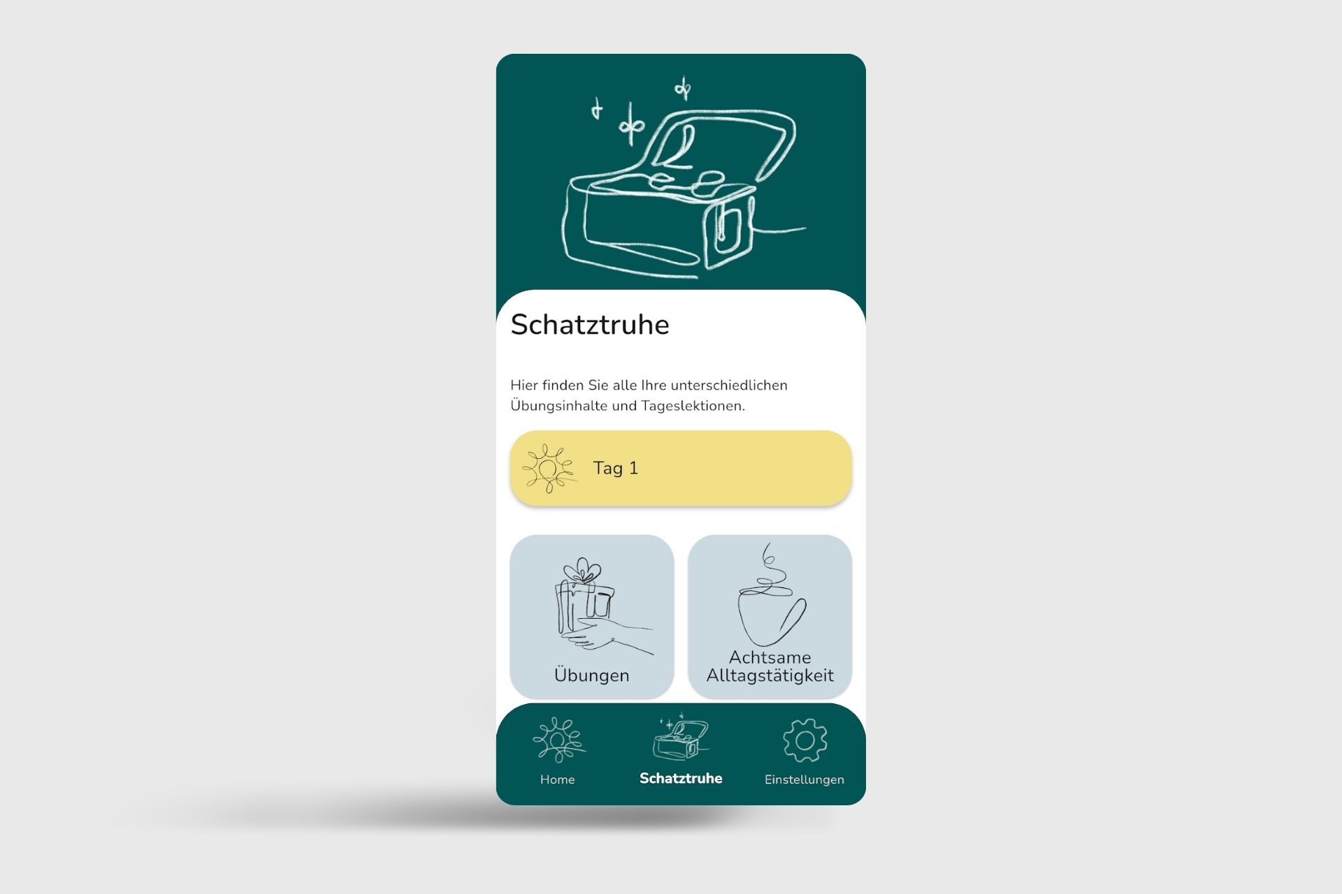 easeU App - Schatztruhe
