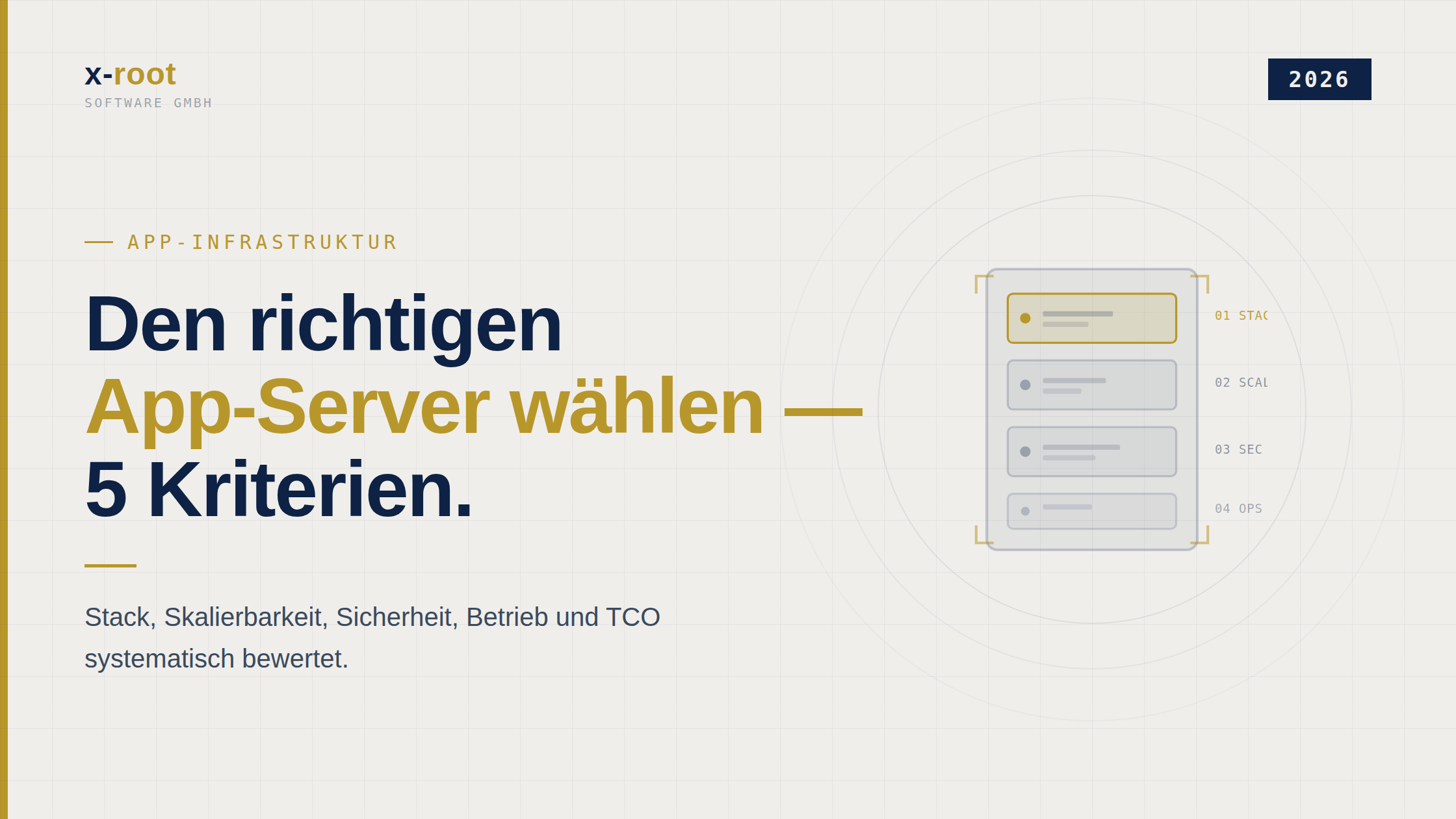App-Server auswählen