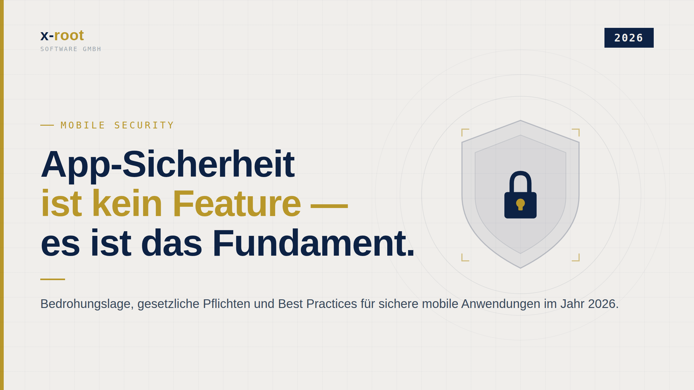 Mobile App Sicherkeit