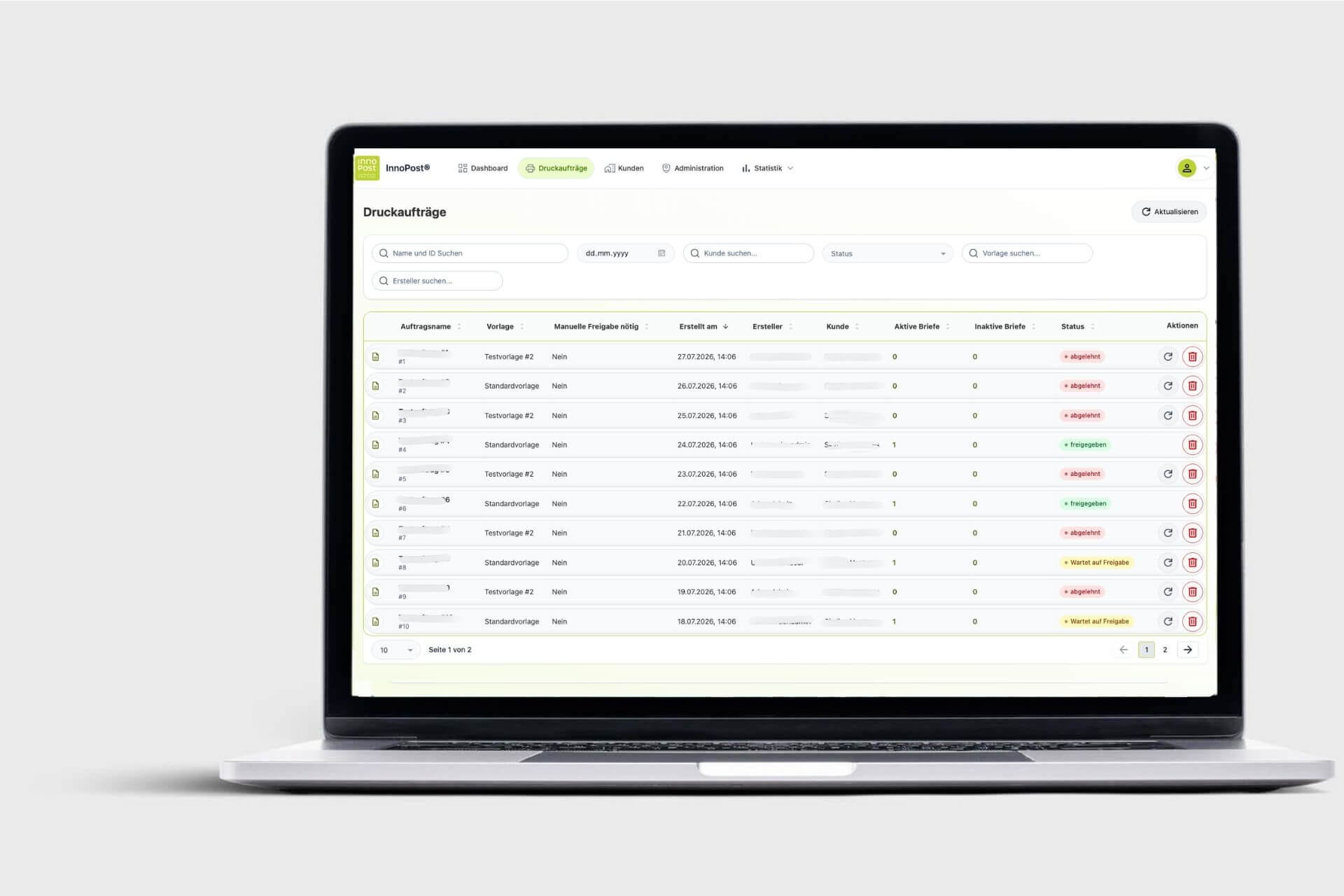 InnoPost® Software von RIECO
