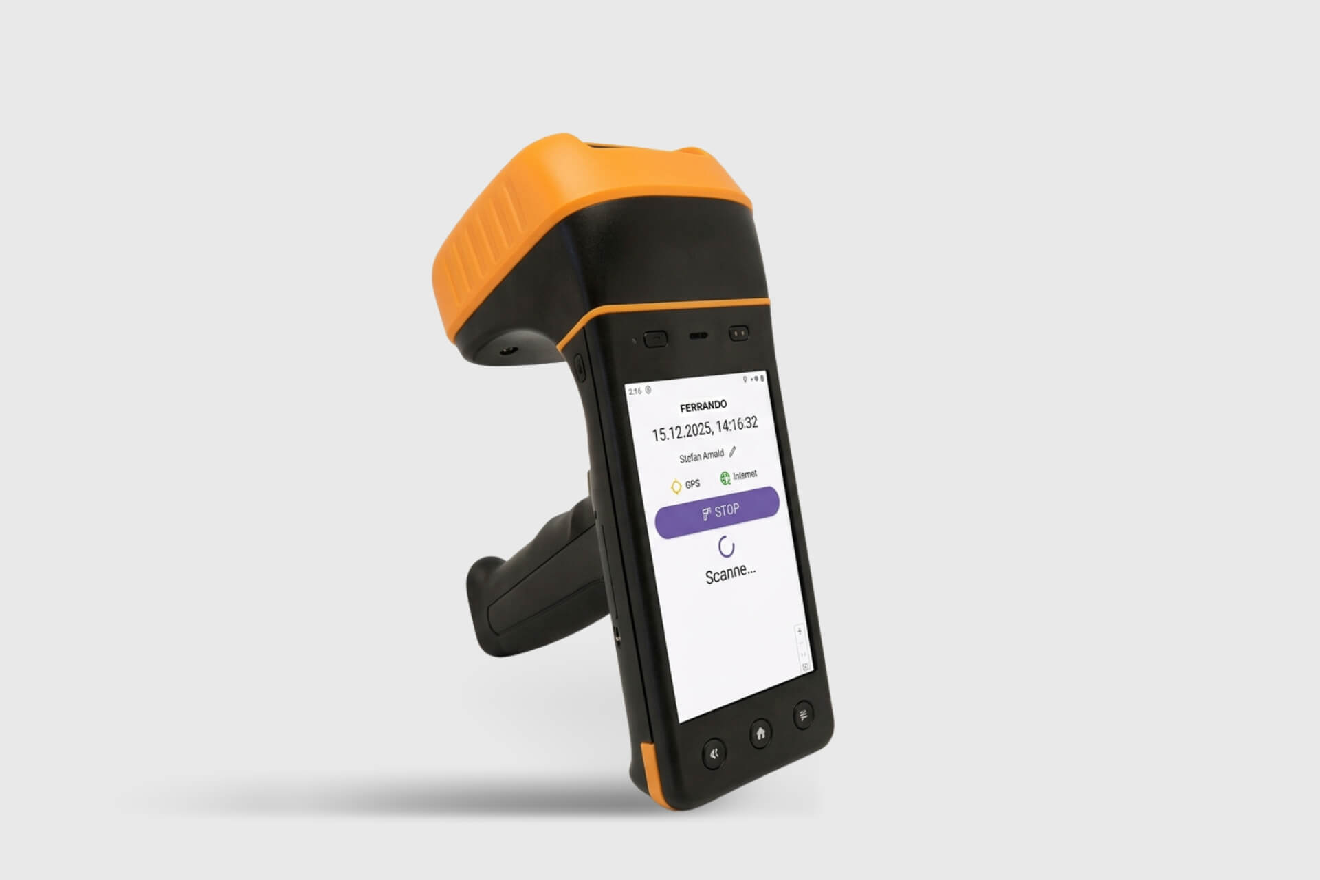 Ferrando App für RFID-Tracking entwickelt von x-root Software GmbH