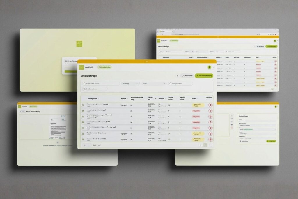 InnoPost®- Plattform für digitale Druck- und Versandprozesse