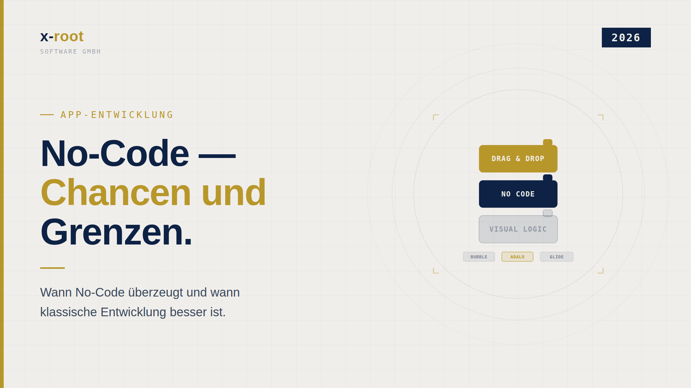 No-Code App Entwicklung
